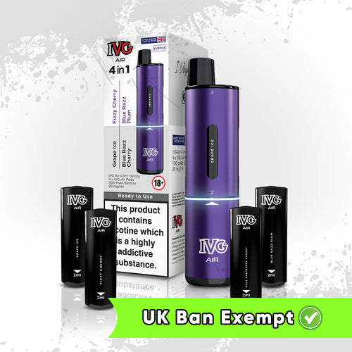 IVG Air 4 in 1 Purple Starter Kit