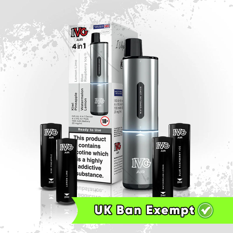 IVG Air 4 in 1 Silver Starter Kit