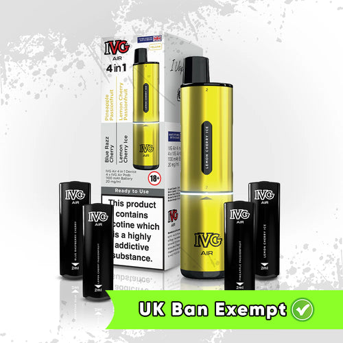 IVG Air 4 in 1 Yellow Starter Kit