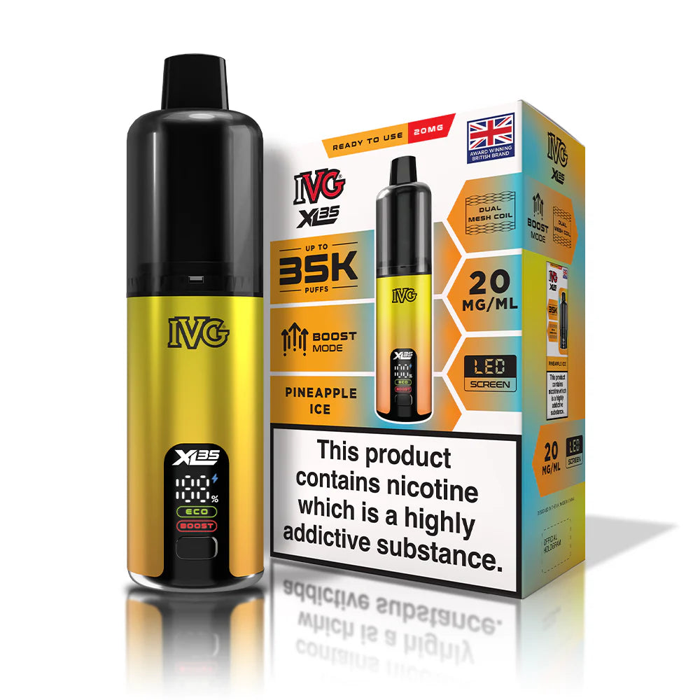 IVG XL 35K 20mg Prefilled Pod Vape Kit 35000 Puffs Pineapple Ice
