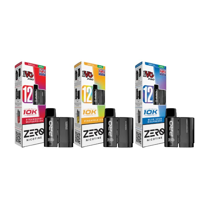 IVG Pro 12 0mg Refill Pods 10000 Puffs