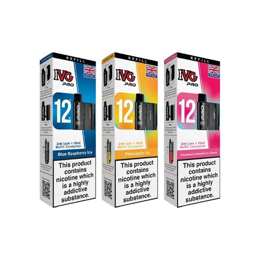 IVG Pro 12 10mg Refill Pods 10000 Puffs