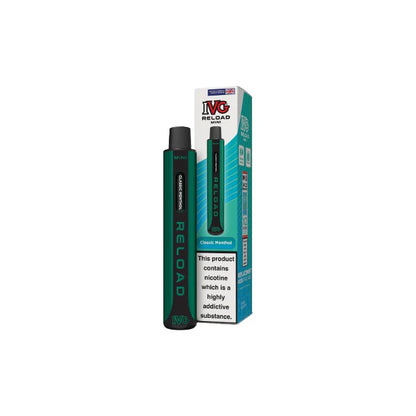 IVG Reload Mini 20mg Pod Vape Kit Classic Menthol