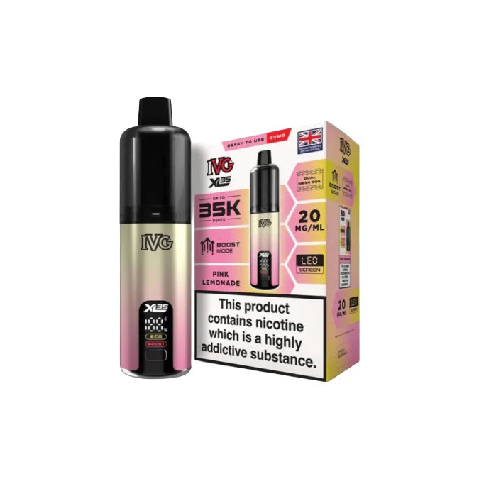 IVG XL 35K 20mg Prefilled Pod Vape Kit 35K Pink Lemonade