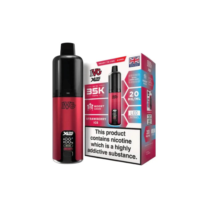 IVG XL 35K 20mg Prefilled Pod Vape Kit 35K Strawberry Ice