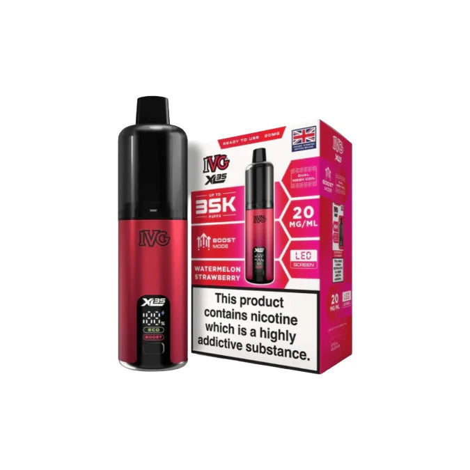 IVG XL 35K 20mg Prefilled Pod Vape Kit 35K Watermelon Strawberry
