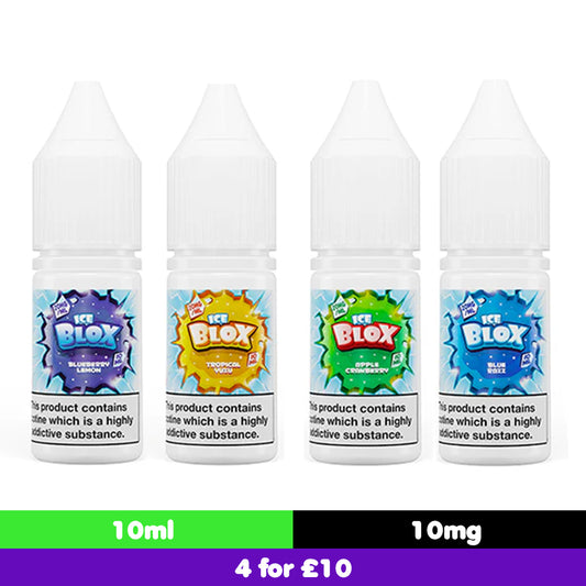 Ice Blox 10ml 10mg Nic Salt (50VG/50PG)