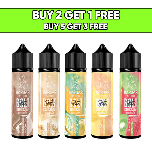 Imp Jar x Zeus Bolt 50ml 0mg Shortfill (50VG/50PG)
