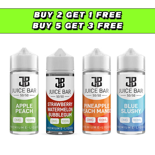 Juice Bar 100ml Shortfill 0mg (50VG/50PG)