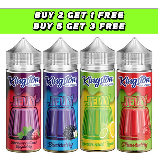 Kingston Jelly 120ml Shortfill 0mg (70VG/30PG)