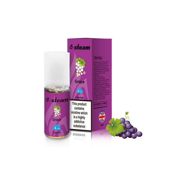 A-Steam Fruit Flavours 18MG 10ML (50VG/50PG) - Zombie Vapes