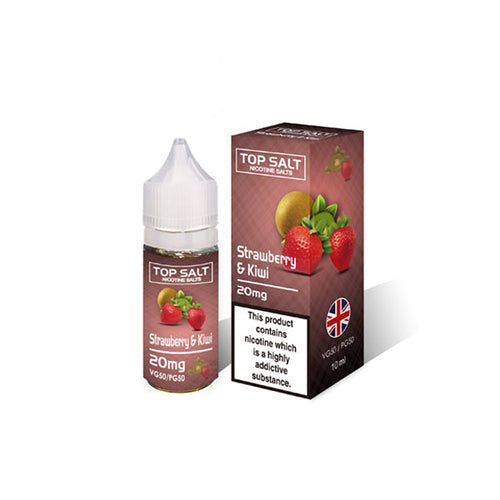 Strawberry & Kiwi A-Steam Top Salt Fruit Flavour 10mg Nic Salts 10ml (50VG/50PG)