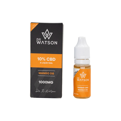 Mango OG Dr Watson 1000mg Full Spectrum CBD E-liquid 10ml x 2 Pack
