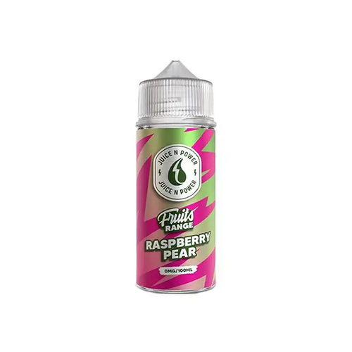 Raspberry Pear Juice N Power Shortfills 0mg 100ml (70VG/30PG)
