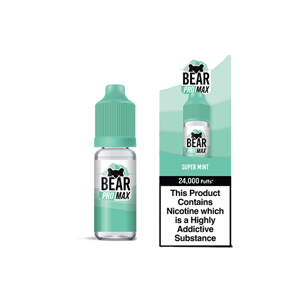 Bear Pro Max 75ml Longfill Bar Series includes 4X 20mg Salt Nic Shots - Zombie Vapes