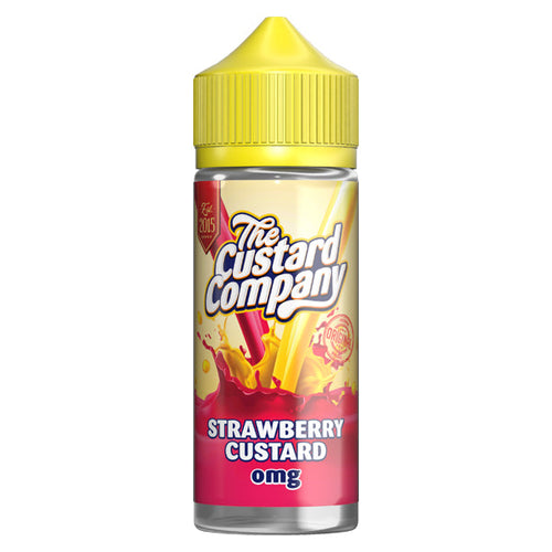 Strawberry Custard The Custard Company 100ml Shortfill 0mg (70VG/30PG)