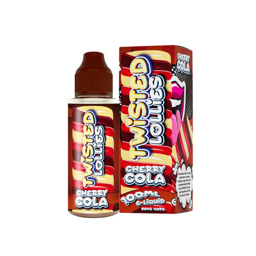 Cherry Cola Twisted Lollies 100ml Shortfill 0mg (60VG/40PG)
