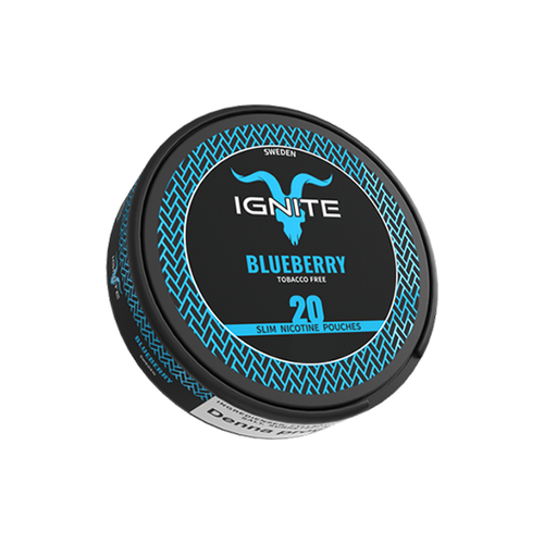 Default Title Ignite Blueberry Slim 20mg Nicotine Pouches - 20 Pouches