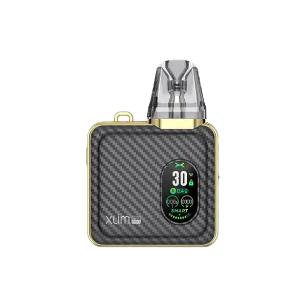 Gold Carbon Oxva Xlim SQ Pro 30W Pod Vape Kit