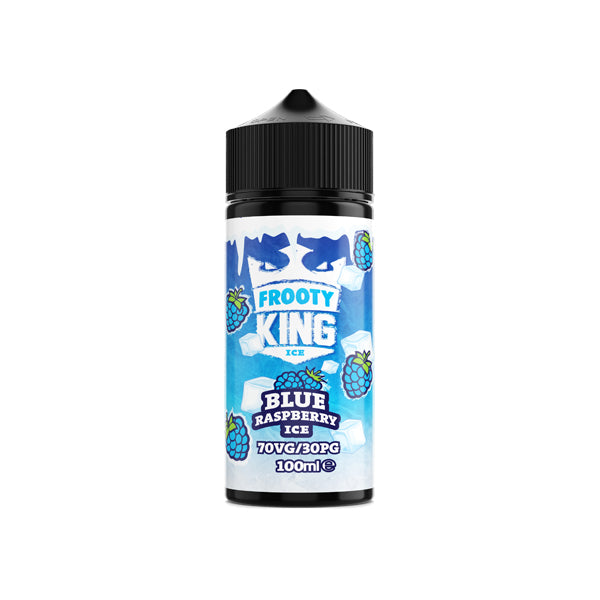 Blue Raspberry King E-Liquids Frooty Ice 100ml Shortfill 0mg (70VG/30PG)