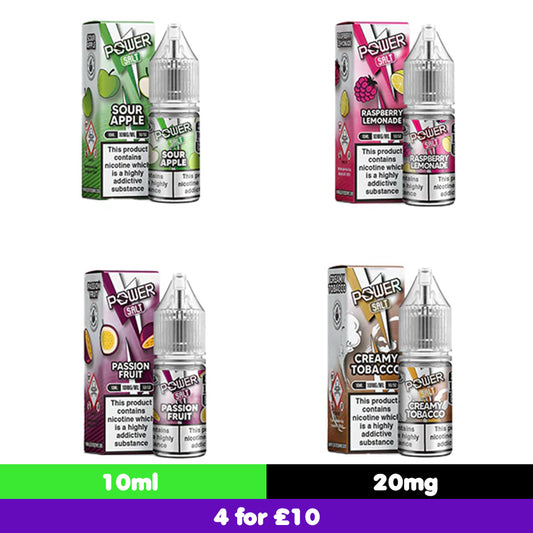 Juice N Power 20mg Nic Salts 10ml (50VG/50PG)