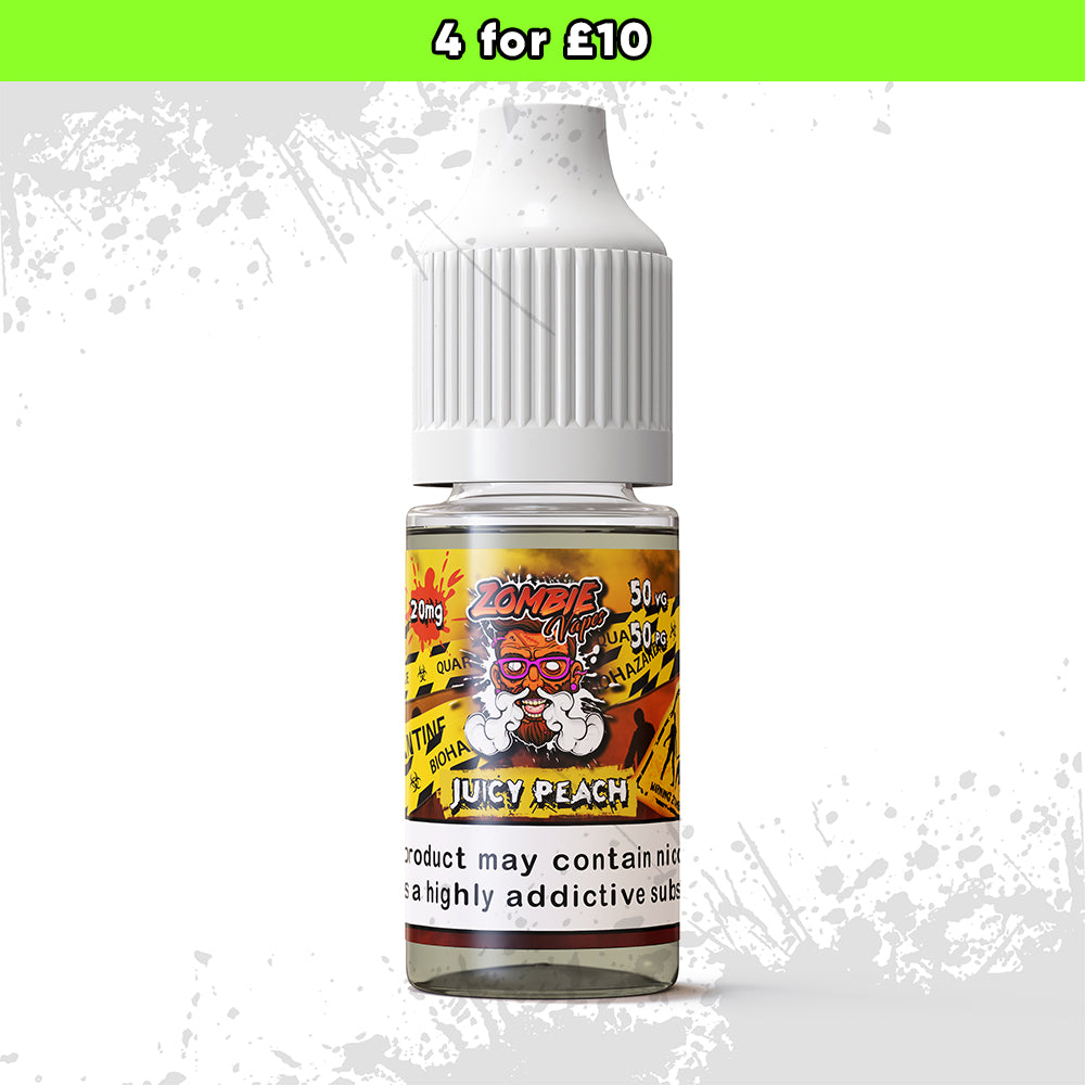 Juicy Peach 10ml Nic Salt E Liquid