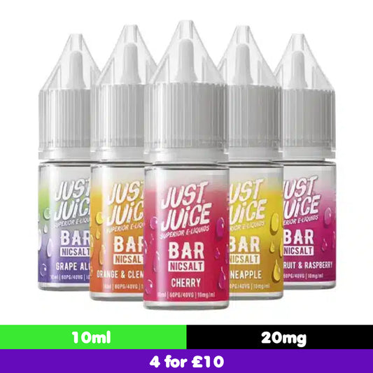 Just Juice Bar 10ml 20mg Nic Salt (40VG/60PG)
