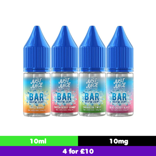 Just Juice Below Zero 10ml 10mg Nic Salt (40VG/60PG)