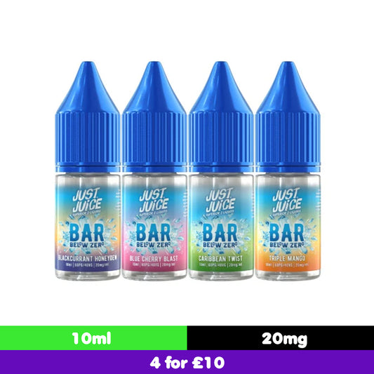 Just Juice Below Zero 10ml 20mg Nic Salt (40VG/60PG)