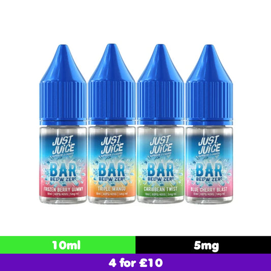Just Juice Below Zero 10ml 5mg Nic Salt (40VG/60PG)