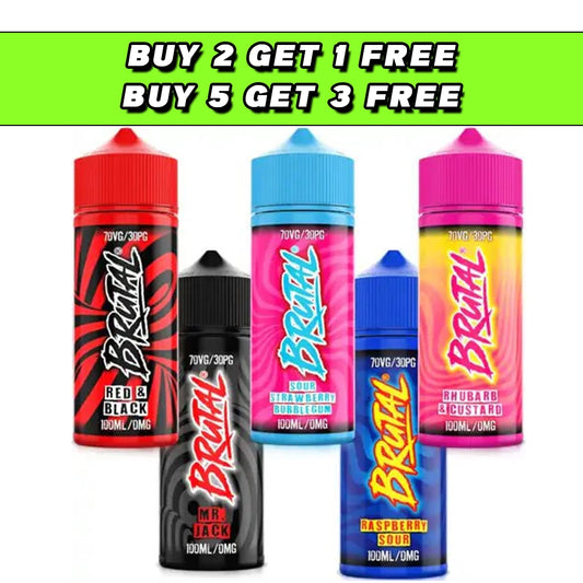 Just Juice Brutal Drinks 0mg 100ml Shortfill (70VP/30PG)