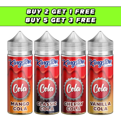 Kingston Cola 120ml Shortfill 0mg (70VG/30PG)