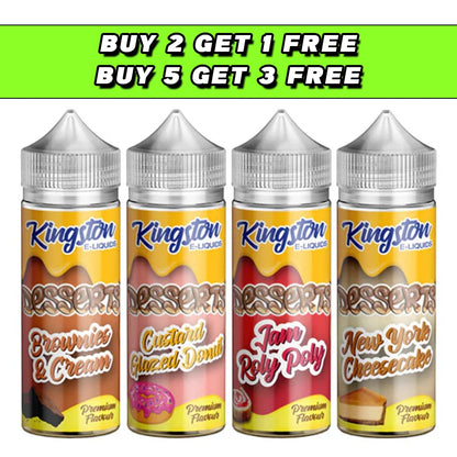 Kingston Desserts 120ml Shortfill 0mg 