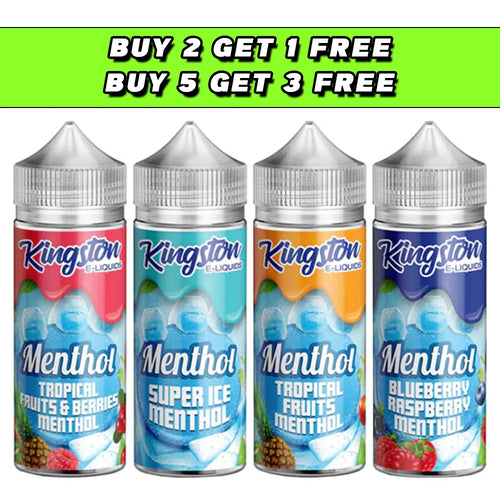 Kingston Menthol 120ml Shortfill 0mg