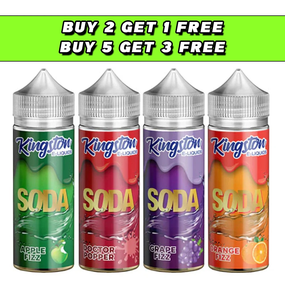 Kingston Soda 120ml Shortfill 0mg