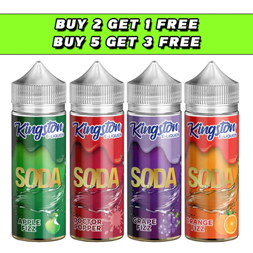 Kingston Soda 120ml Shortfill 0mg