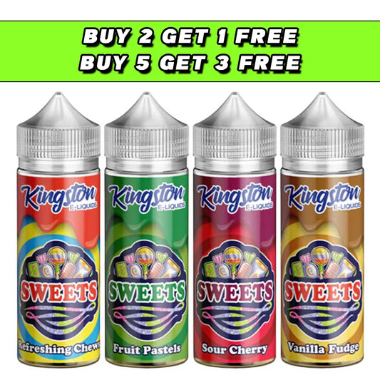 Kingston Sweets 120ml Shortfill 0mg