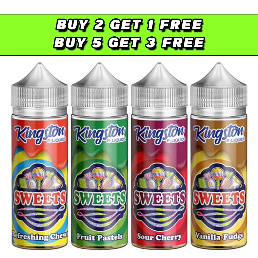 Kingston Sweets 120ml Shortfill 0mg (70VG/30PG)