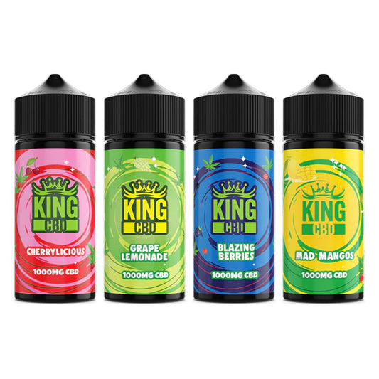 King CBD 1000mg CBD E-liquid 120ml (80VG/20PG)