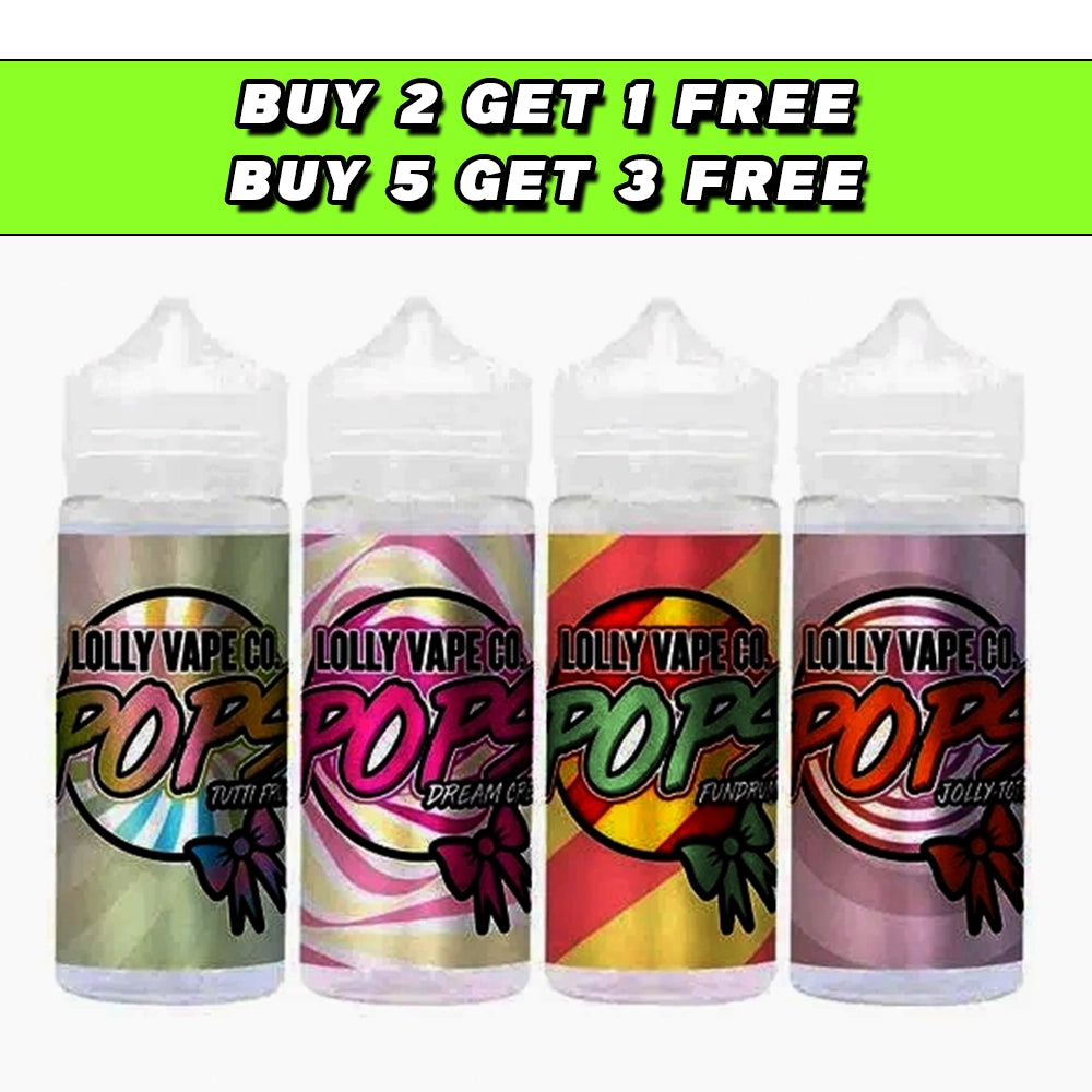 Lolly Vape Co Pops 100ml Shortfill 0mg (80VG/20PG)
