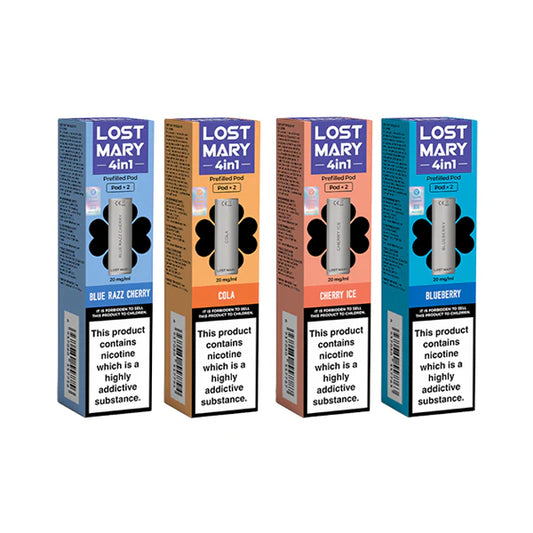 Lost Mary 4in1 20mg Prefilled Pods 1200 Puffs - 2 Pack