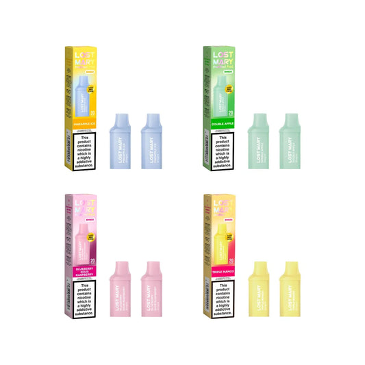 Lost Mary BM600 Prefilled 20mg Pods 1200 Puffs - 2 Pack