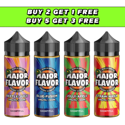 Major Flavor 100ml Shortfill 0mg (70VG/30PG)