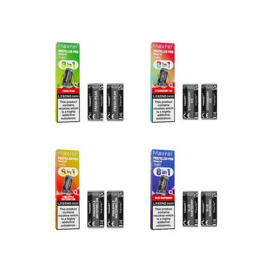 Maxfel Legend Fanady 20mg Prefilled Pods 2400 Puffs