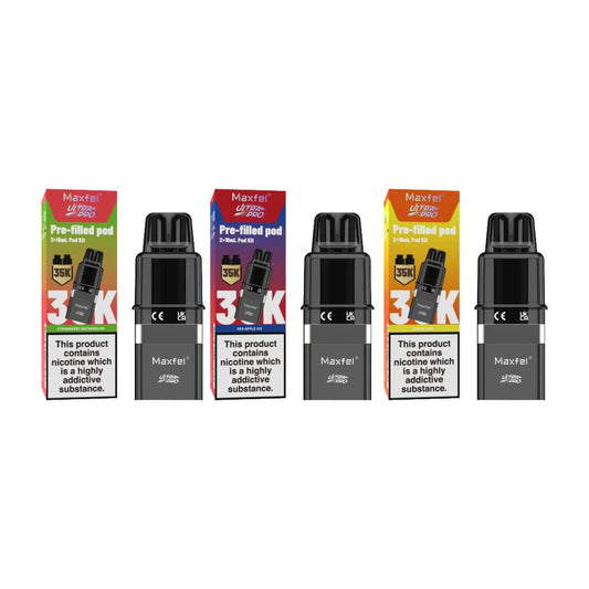 Maxfel Ultra Pro 20mg Prefilled Pods 17500 Puffs