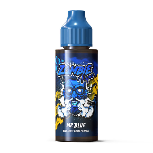Mr Blue 100ml 70/30 E Liquid - Zombie Vapes