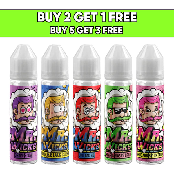 Mr Wicks 50ml Shortfill 0mg (70VG/30PG)
