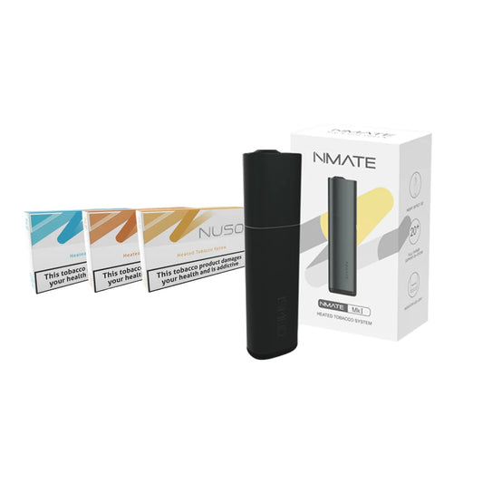 NUSO Heated Tobacco Sticks Starter Kit Strength: 5 + Free Nmate Device