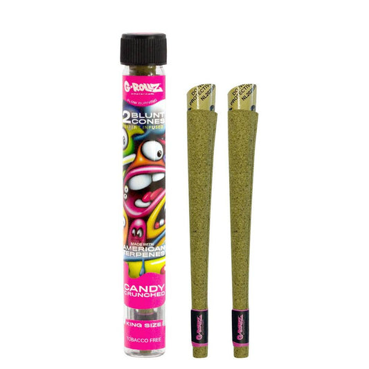 G Rollz Terpene infused blunt cones - Candy Crunched