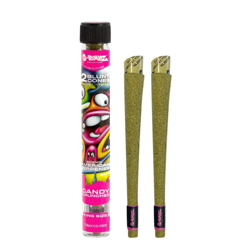 G Rollz Terpene infused blunt cones - Candy Crunched